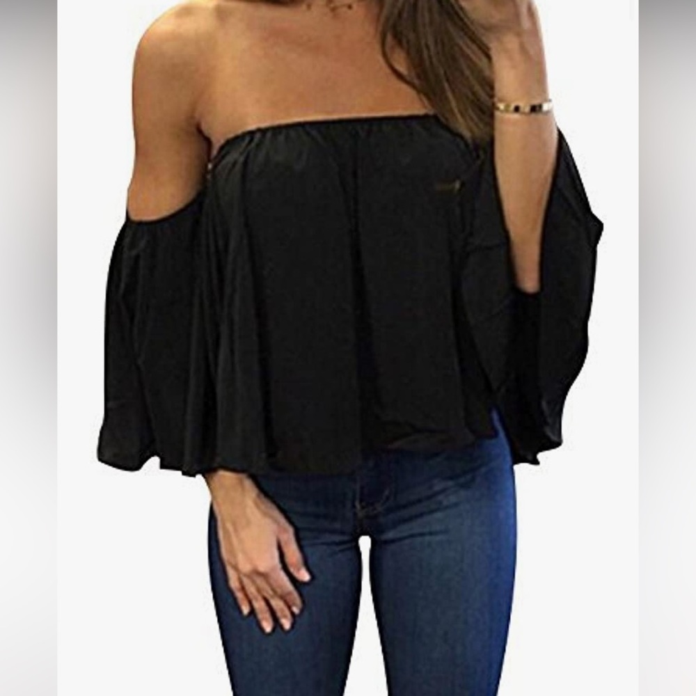 NEW - Miskely - Women's Off The Shoulder Blouse Small